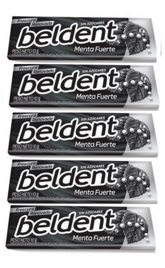 Imagen de Chicle Beldent Menta Fuerte Caja x20u