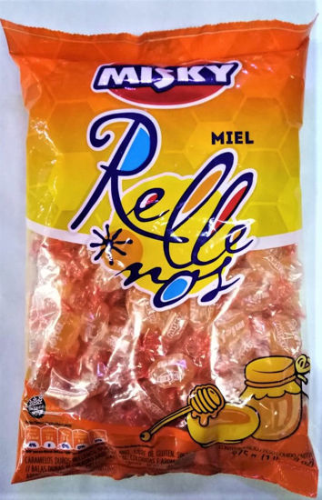Imagen de Caramelos Relleno Medallon Miel Misky x135u