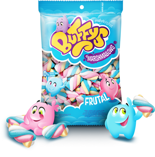 Imagen de Malvaviscos Buffys de Frutal x200g