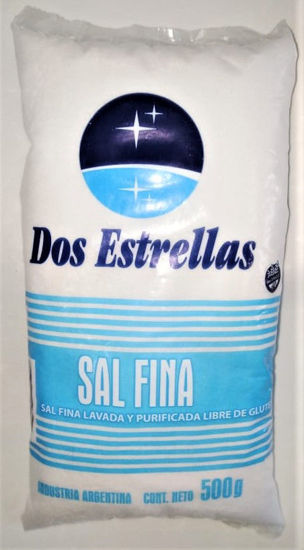 Imagen de Sal Fina Dos Esterellas en Bolsa x500g
