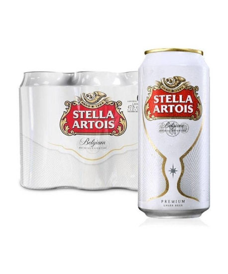 Imagen de Pack x 6 Cerveza Stella Artois x473cc