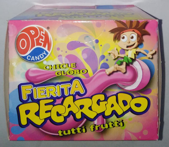 Imagen de Chicle Open Fierita Recargado x50u Sabor Tuti Fruti