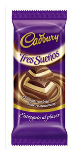 Imagen de Chocolate Cadbury Tres Sueños x72g